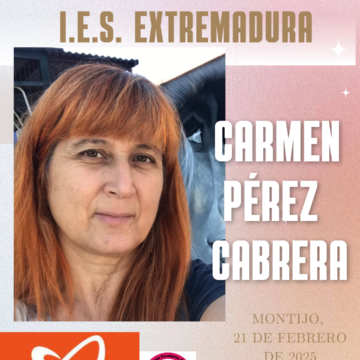 El II Encuentro Literario del IES Extremadura reúne a la escritora Carmen Pérez Cabrera