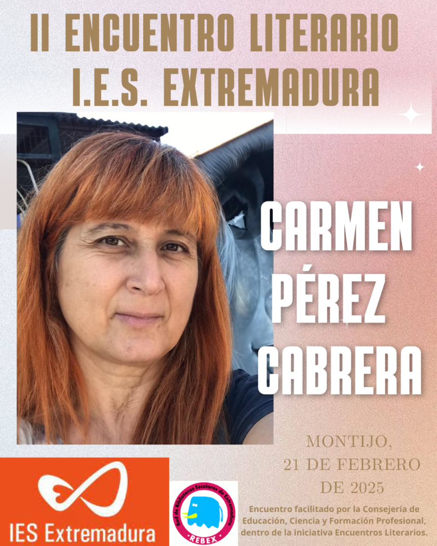 El II Encuentro Literario del IES Extremadura reúne a la escritora Carmen Pérez Cabrera